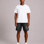 Benjart Heritage Lion Shorts Washed Black