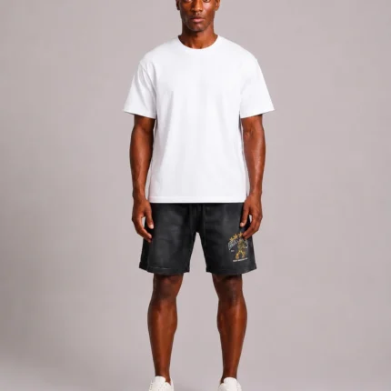 Benjart Heritage Lion Shorts Washed Black