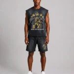 Benjart Heritage Lion Vest Washed Black
