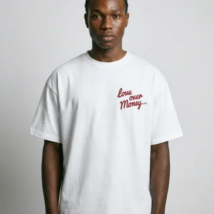 Benjart Love over Money Tee White