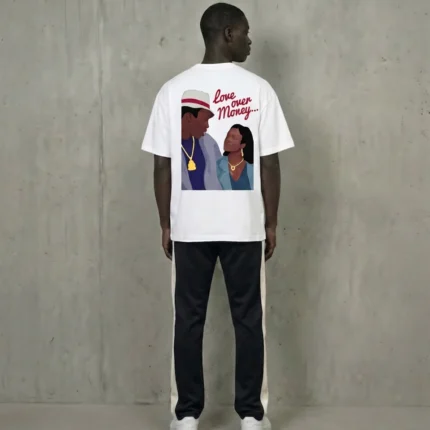 Benjart Love over Money Tee White g