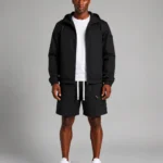 Benjart Reversible Tab Windbreaker Black