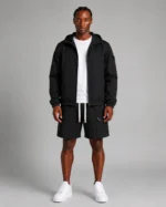 Benjart Reversible Tab Windbreaker Black