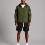 Benjart Reversible Tab Windbreaker Khak