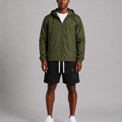 Benjart Reversible Tab Windbreaker Khak