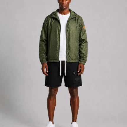 Benjart Reversible Tab Windbreaker Khak f