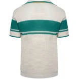 Crochet Knit Shirt Off White gf