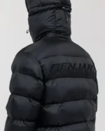 HRH Puffer Chrome Zip Black f