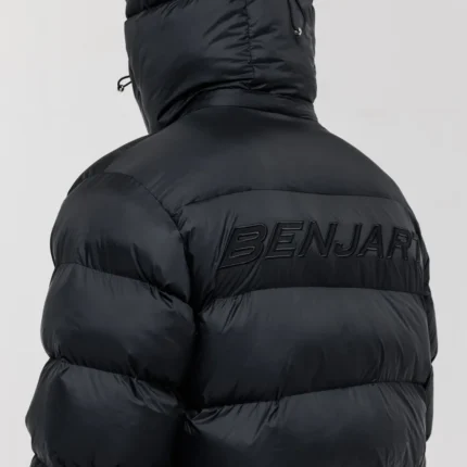 HRH Puffer Chrome Zip Black f